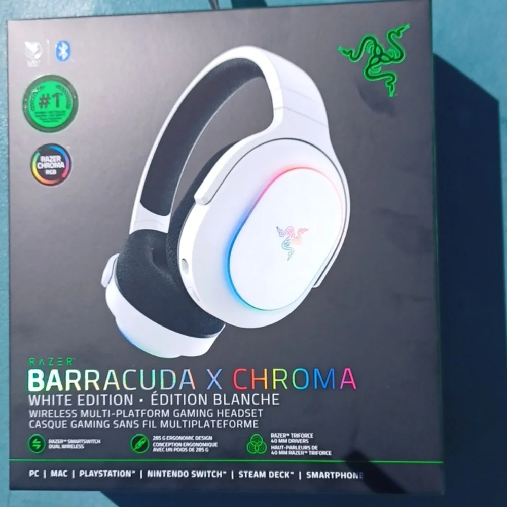Razer Barracuda X Chroma White Edition Headset - Brand NEW, Sealed In Box